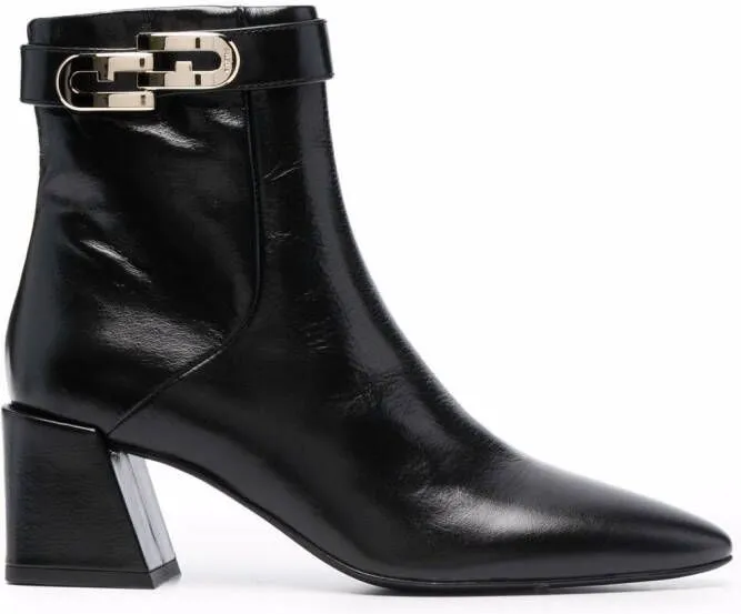 Furla Chain ankle boots Black