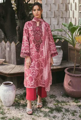 Gardenia Printkari by Humdum Embroidered Lawn Unstitched 3Pc Suit D-10