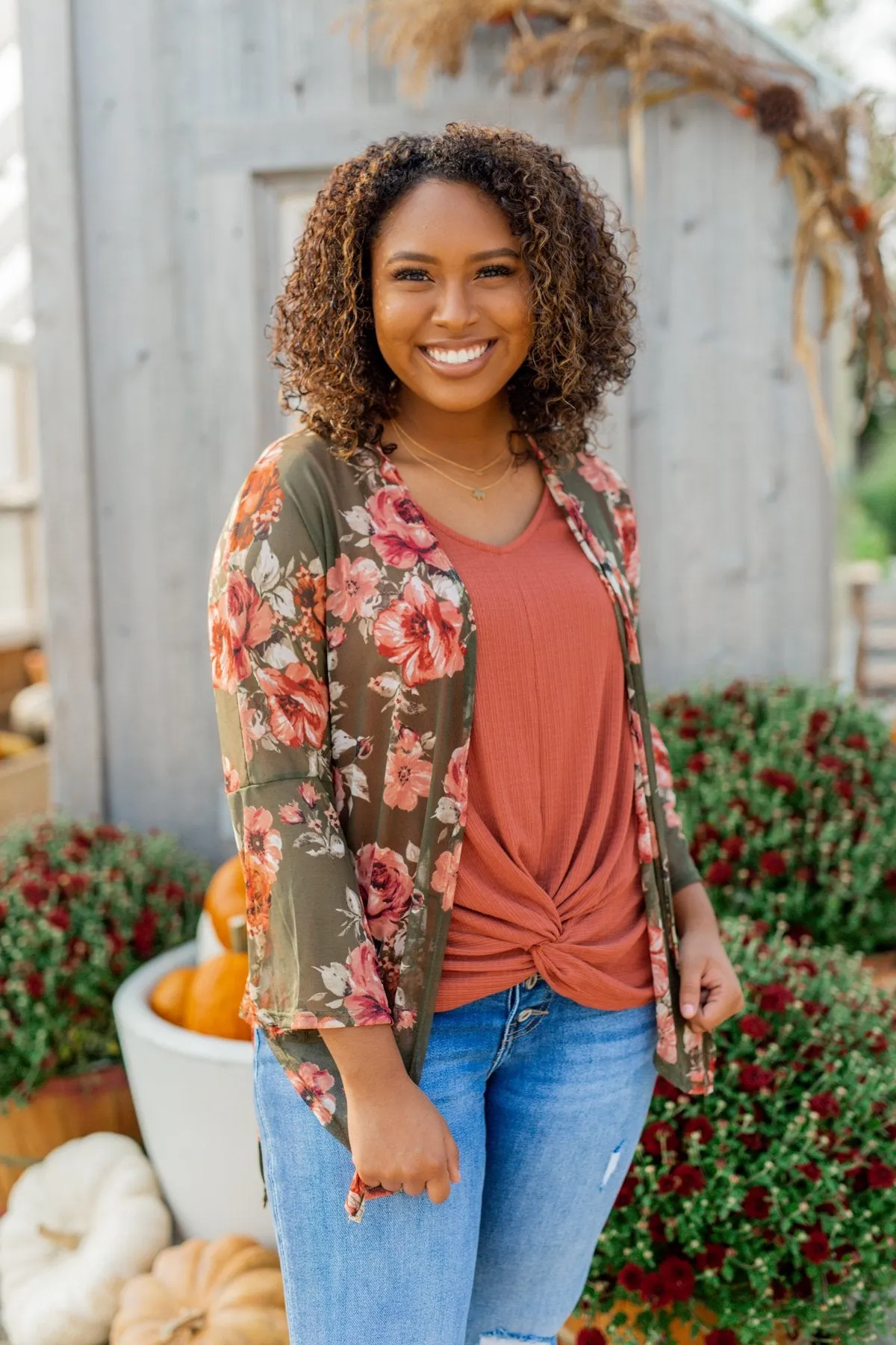 Good Together Twist Tank Top- Rust