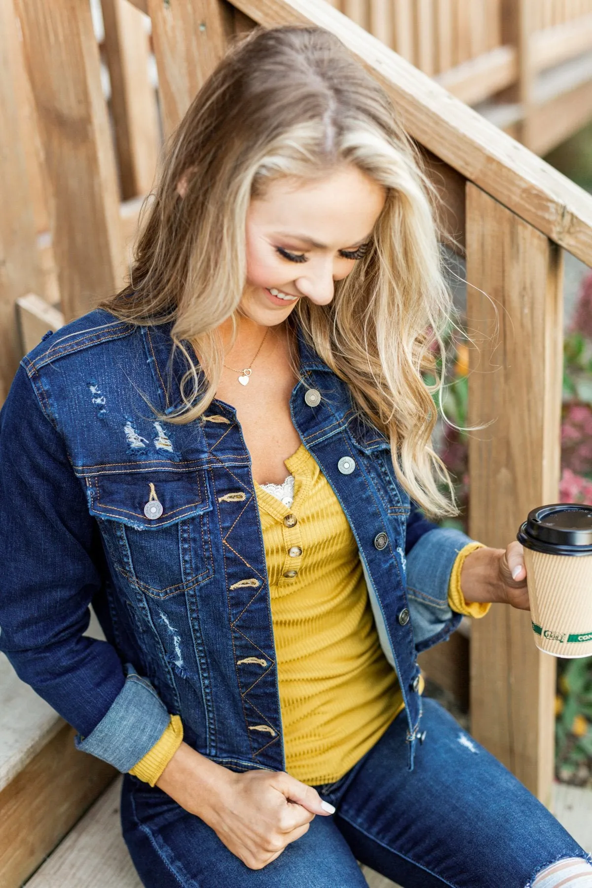 Have to Have Jean Jacket- Dark Wash