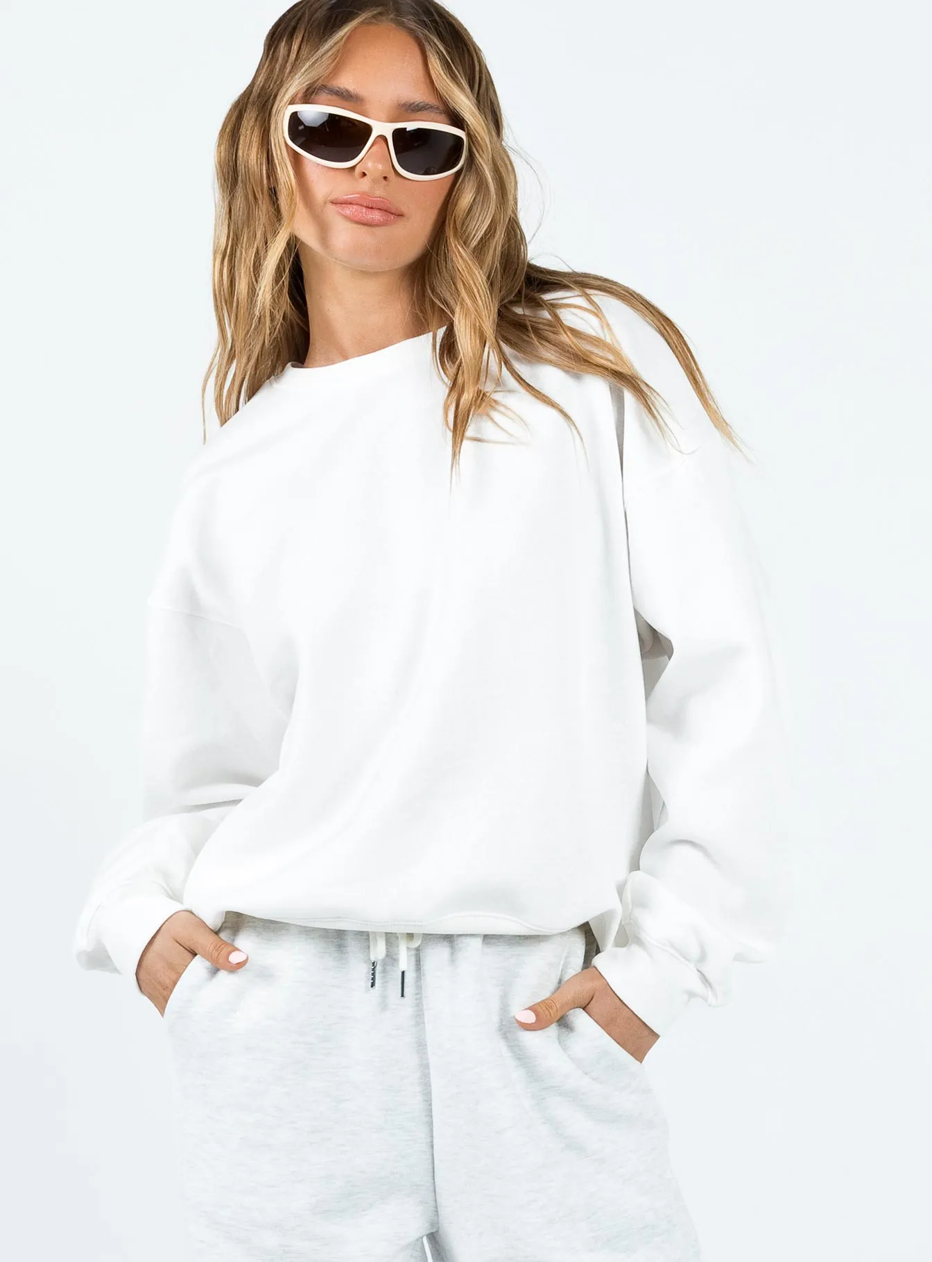 Health Sweatshirt White