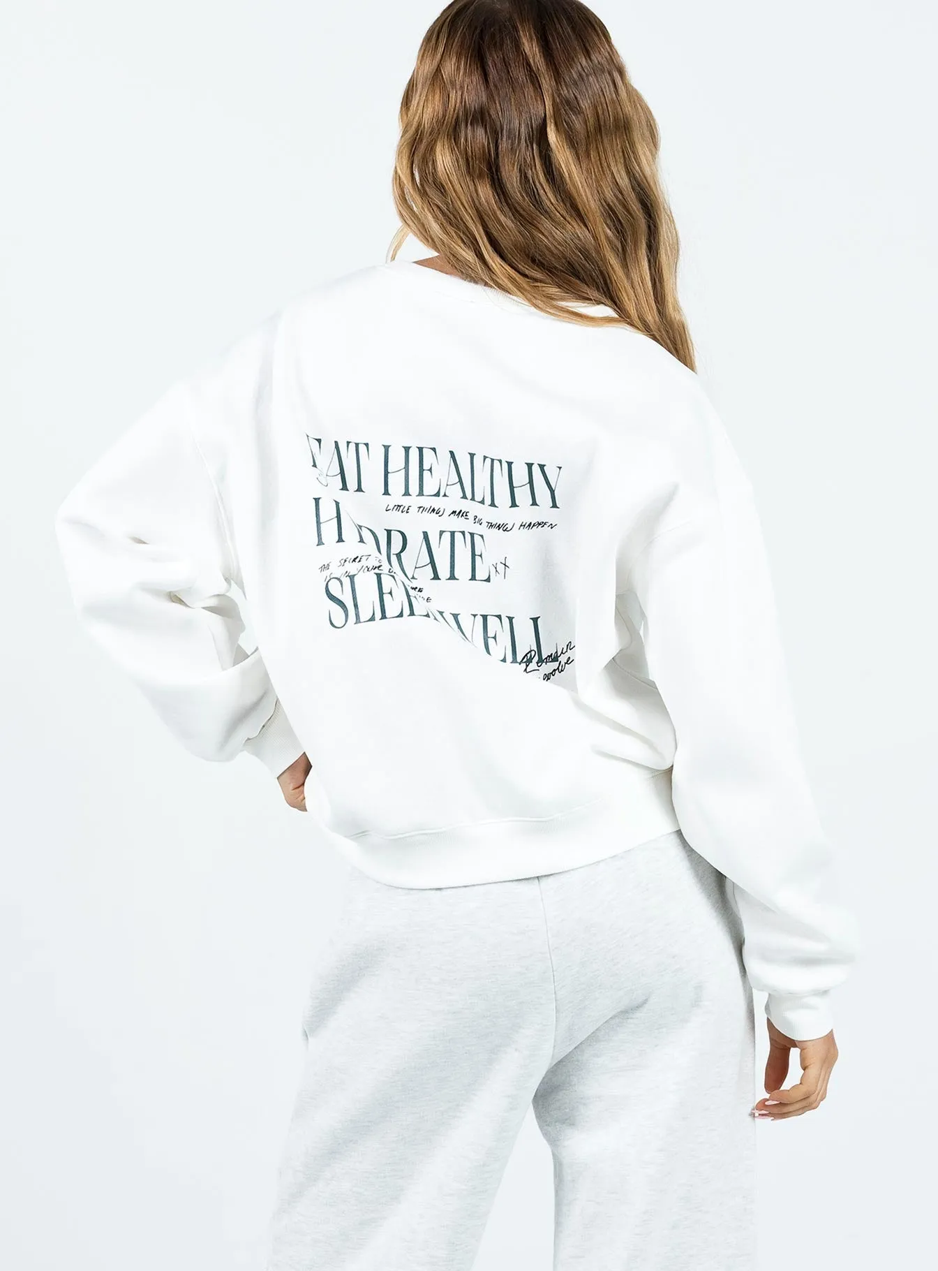 Health Sweatshirt White