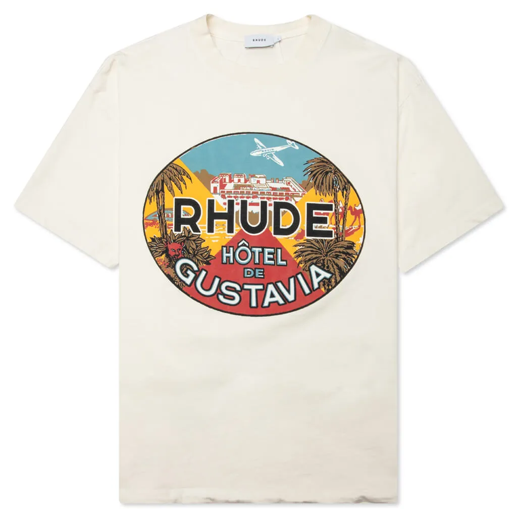 Hotel De Gustavia Tee - Vintage White