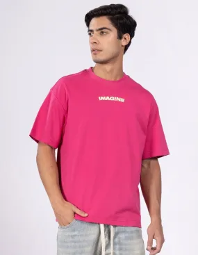 Imagine Hot Pink T-Shirt [ Unisex ]