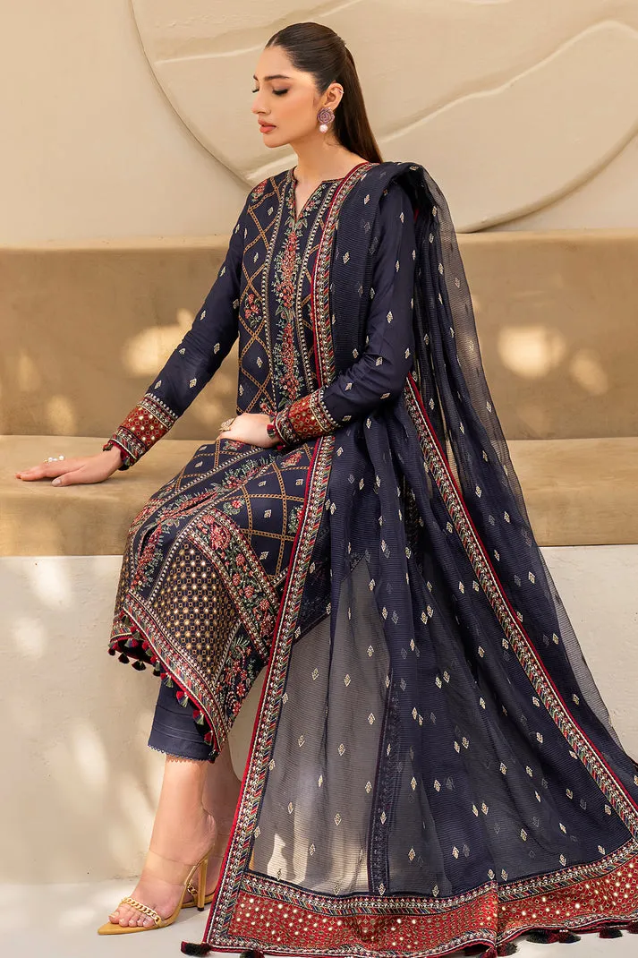 Iris by Jazmin Embroidered Lawn Unstitched 3Pc Suit IL-SS24-D6