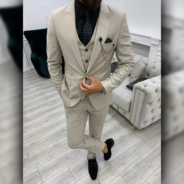 Ivory Suit | Wedding Slim Fit Suit