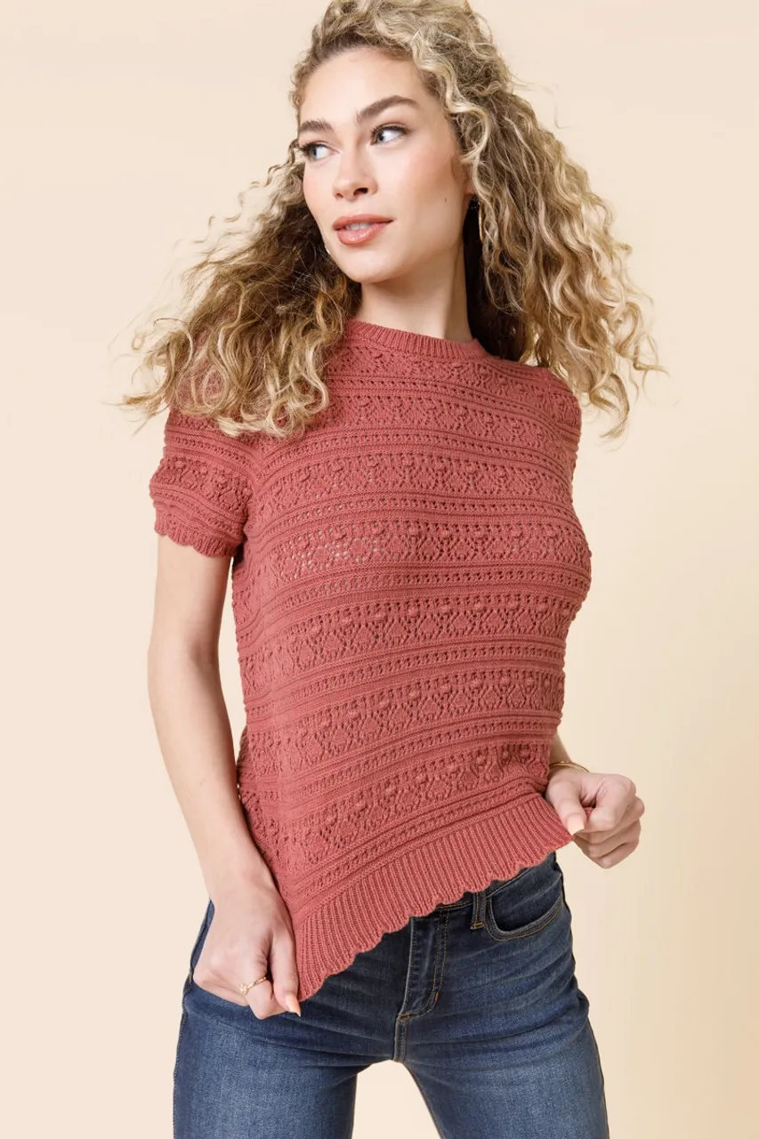 Jasmine Open Back Pullover Top