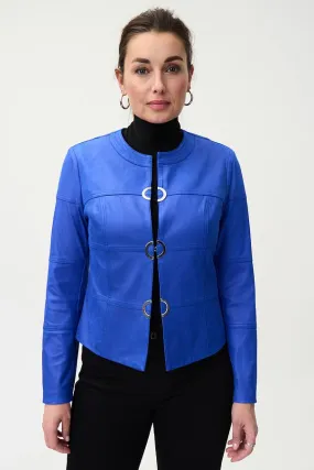 Joseph Ribkoff Sale, 222900 Metallic Suede Jacket