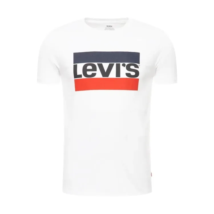 Levi's 39636 SPORTSWEAR LOGO GRAPHIC  Maglietta Mezza Manica Uomo in Cotone Bianco