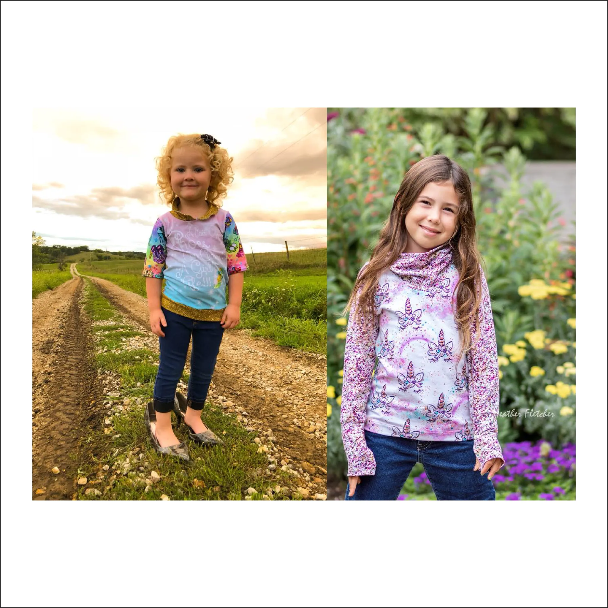 Loxie Eagans Shirt | Child Sizes 2T-14 | Beginner Level Sewing Pattern