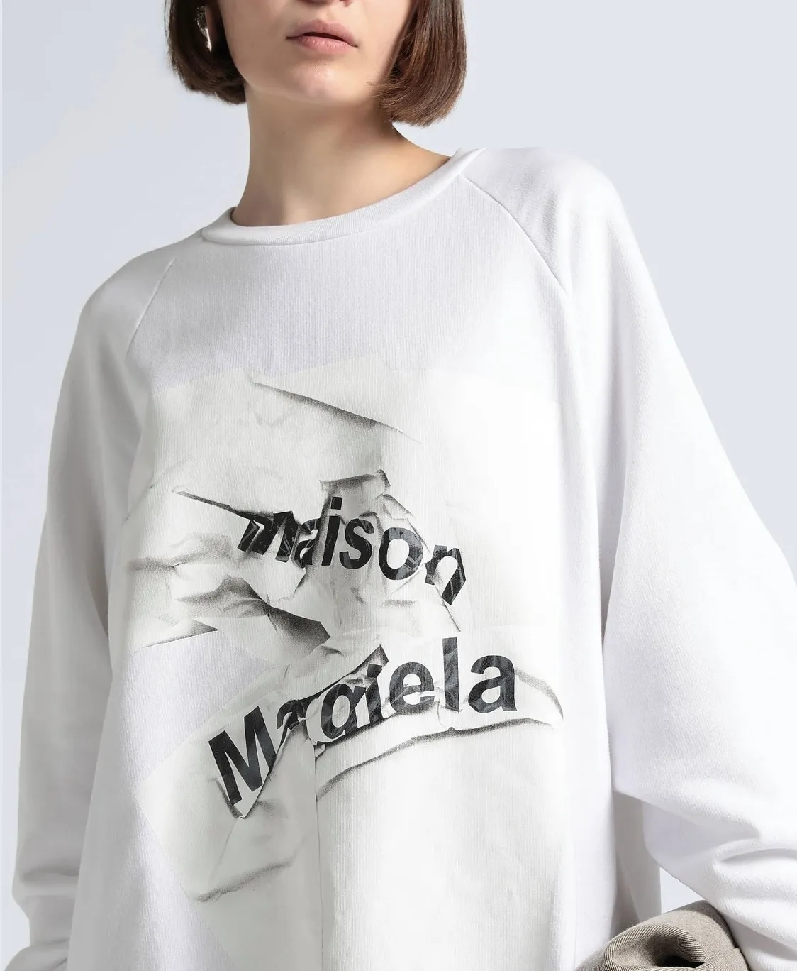 Maison Margiela  |Sweat Long Sleeves Cotton Logo Hoodies & Sweatshirts