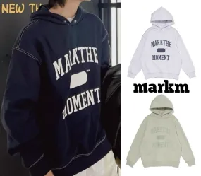 MARKM  |Street Style Logo Hoodies