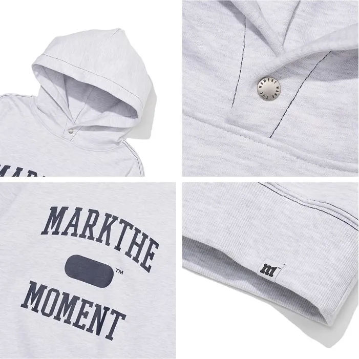 MARKM  |Street Style Logo Hoodies