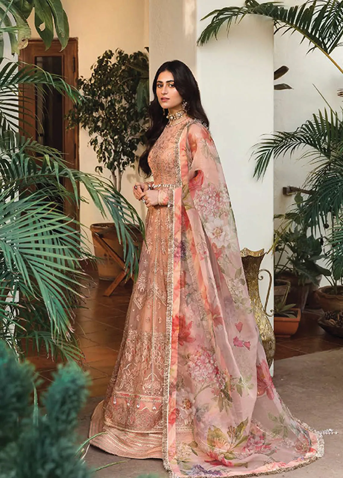 Mehrbano Ayzel By Afrozeh Embroidered Chiffon Unstitched 3 Piece Suit - 03