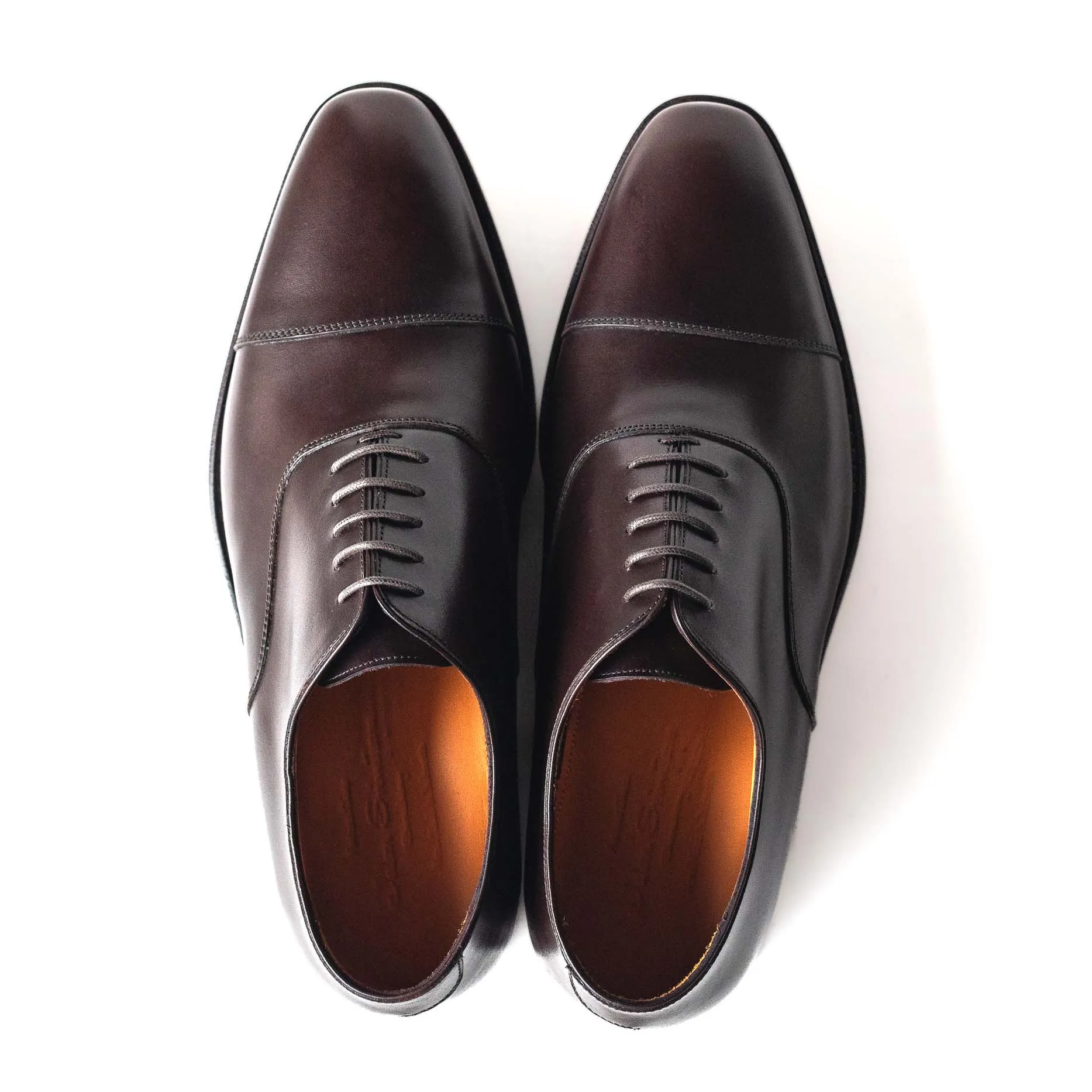 Men's Cap Toe Oxford / Dark Brown 98060