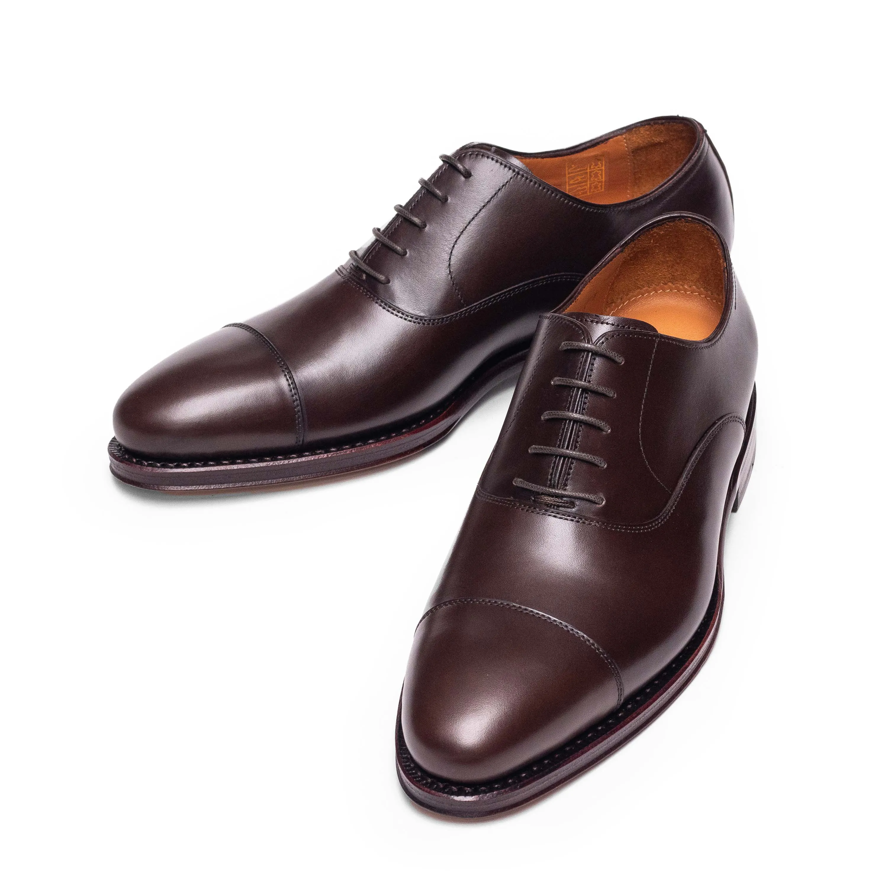 Men's Oxford Cap Toe / Dark Brown Calf 98317