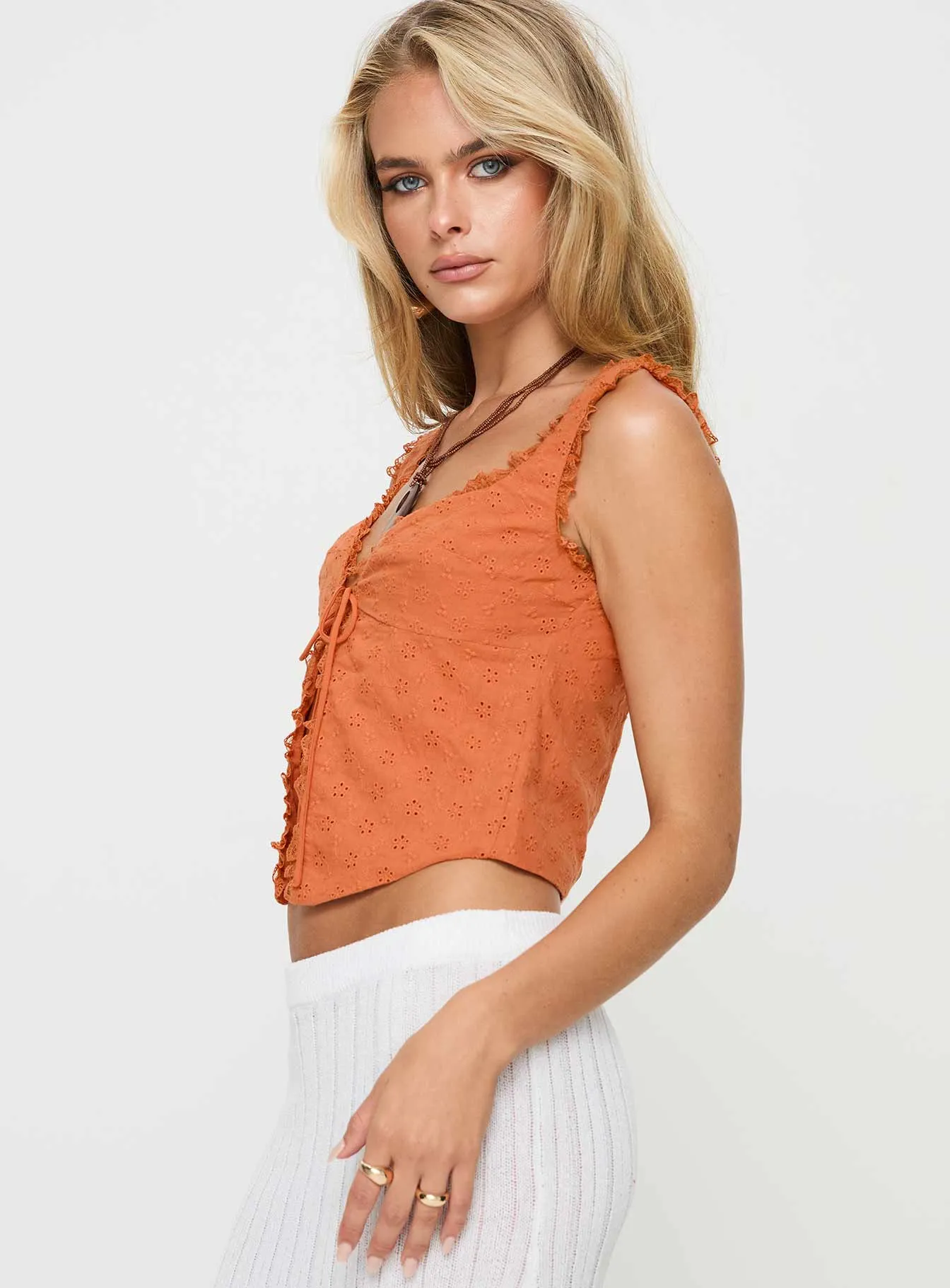 Merrelle Top Orange