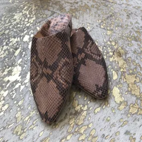 Modern Soul Snake Skin Mule