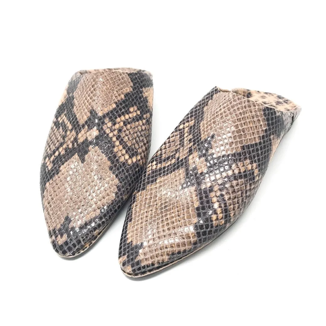 Modern Soul Snake Skin Mule