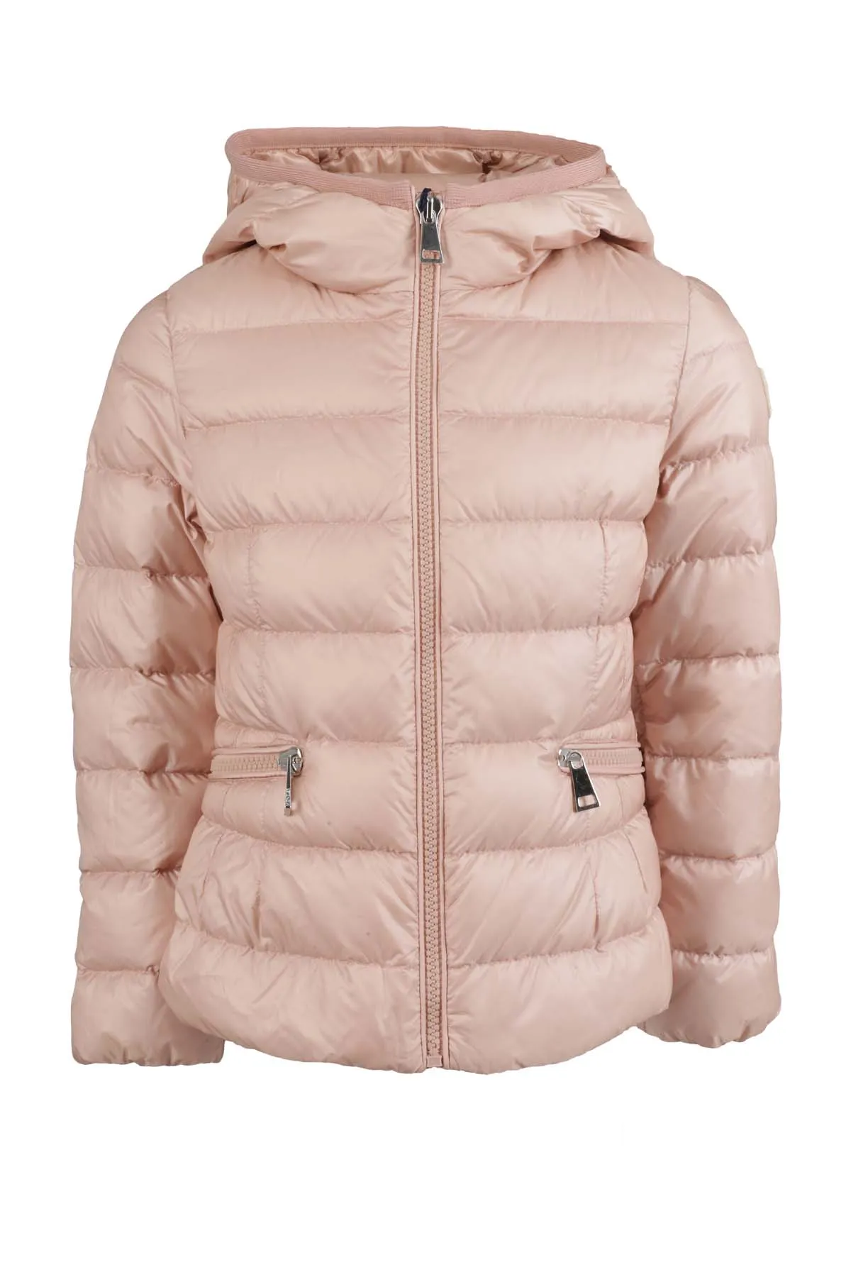 Moncler Enfant Logo Patch Hooded Puffer Jacket