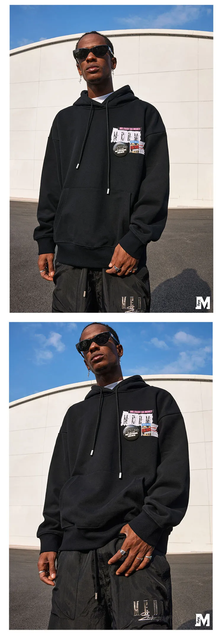 MR. ENJOY DA MONEY  |Long Sleeves Cotton Hoodies