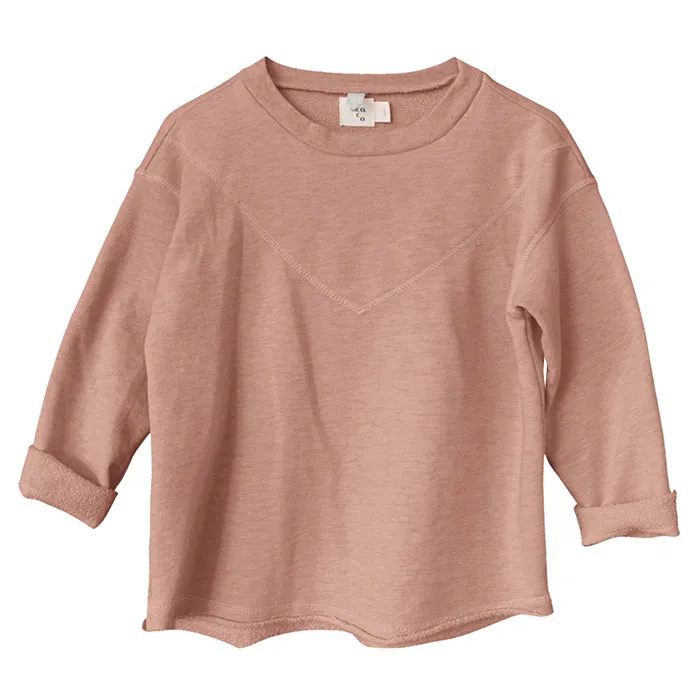 Nico Nico Child Neve Heathered Sweatshirt Rust Red