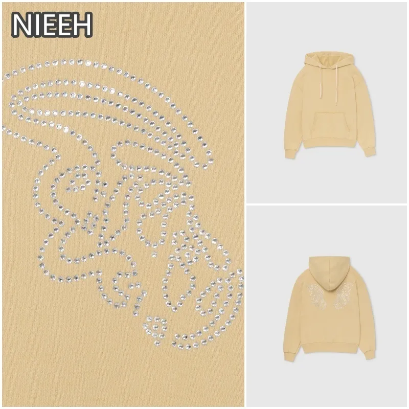 NIEEH  |Long Sleeves Medium Logo Hoodies & Sweatshirts