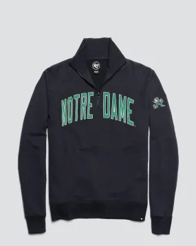 NOTRE DAME FIGHTING IRISH BANKS '47 HARRIS SCRIMMAGE 1/4 ZIP