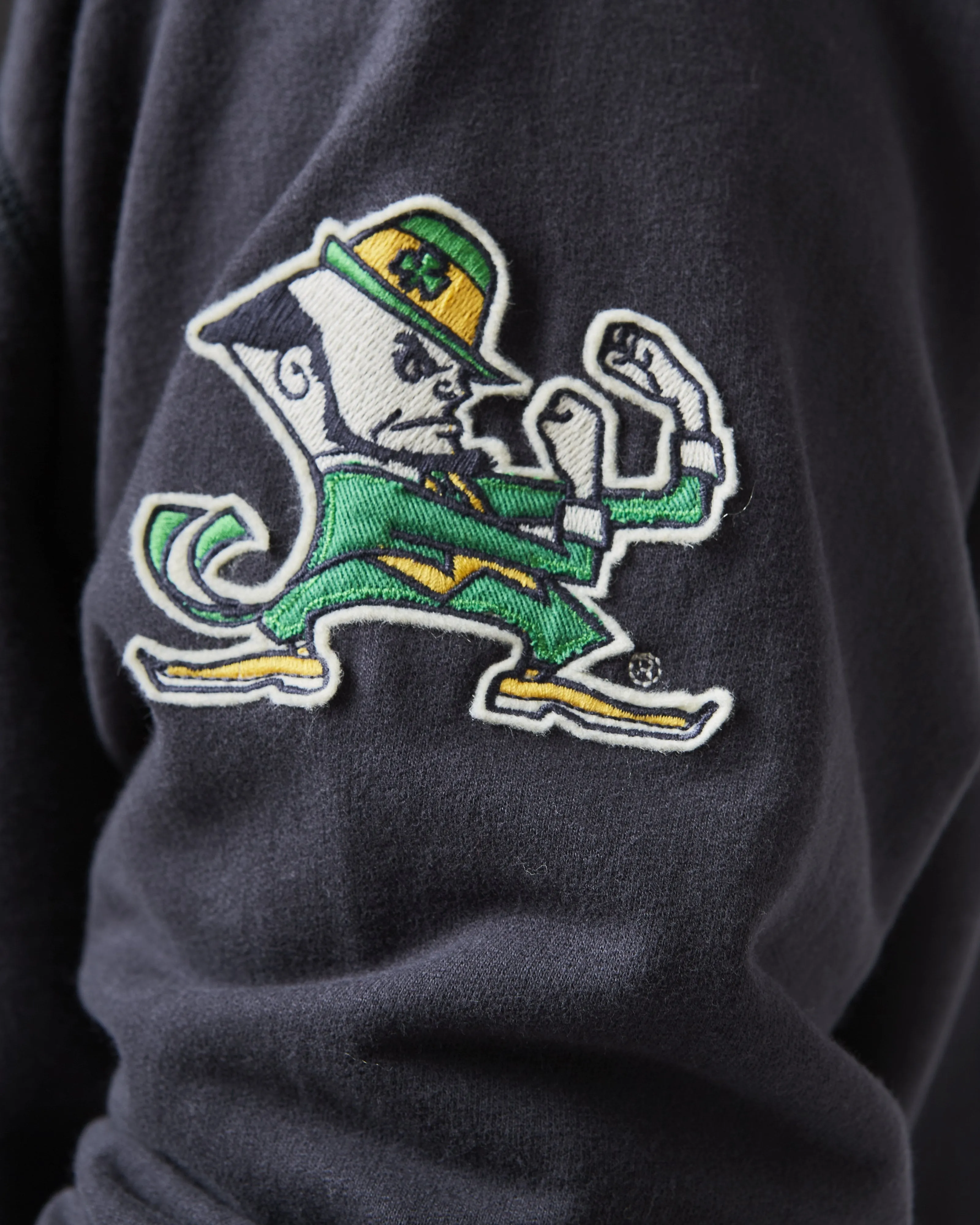 NOTRE DAME FIGHTING IRISH BANKS '47 HARRIS SCRIMMAGE 1/4 ZIP