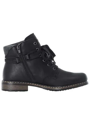 Padded Collar Ankle Boots by Rieker | Look Again