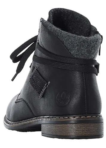 Padded Collar Ankle Boots by Rieker | Look Again