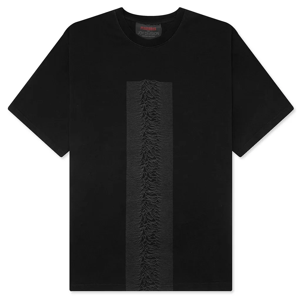 PLEASURES x Joy Division Waves Tee - Black