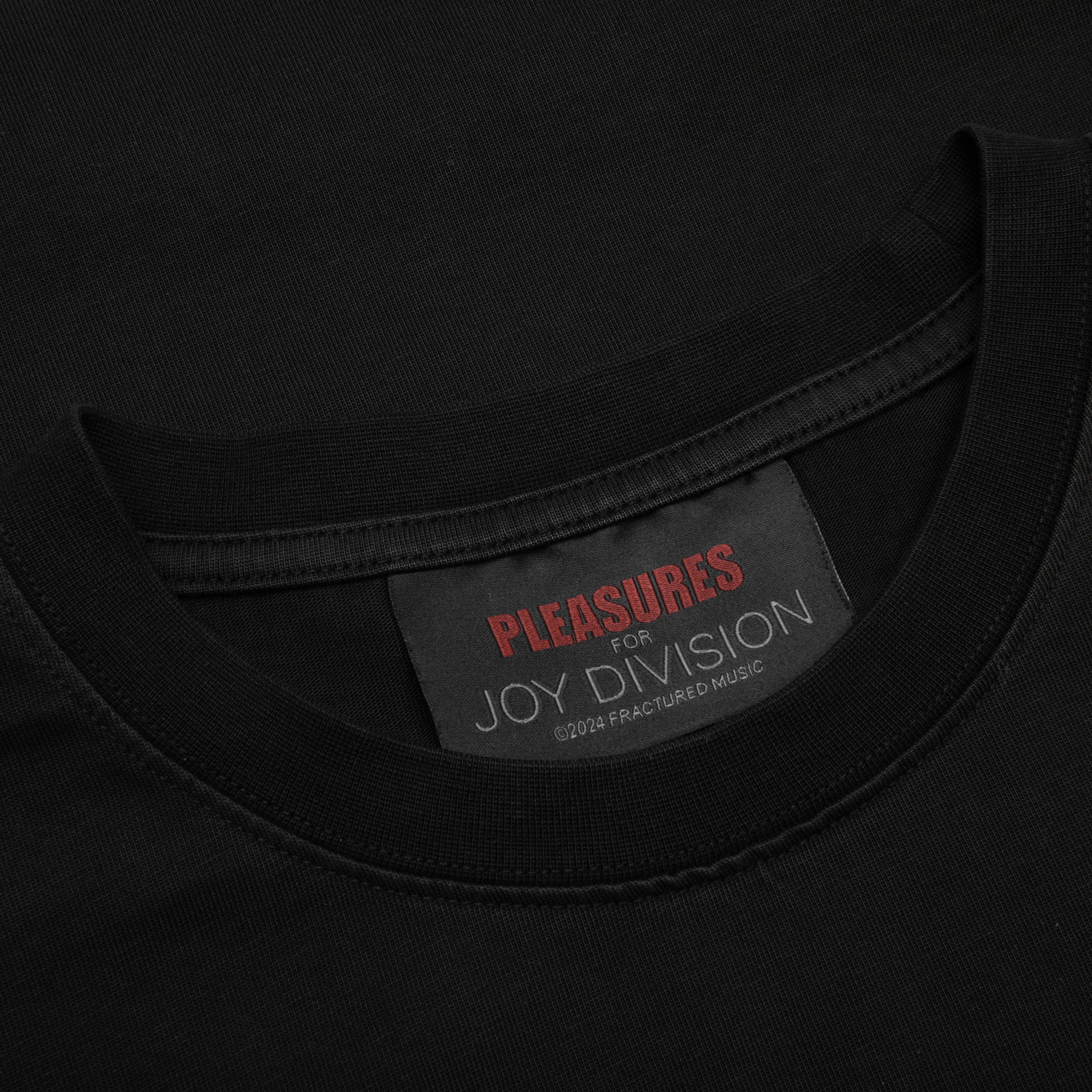 PLEASURES x Joy Division Waves Tee - Black