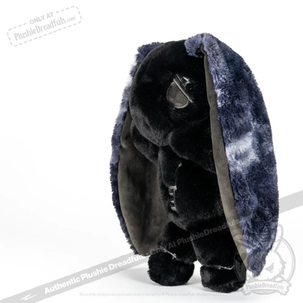 Plushie Dreadfuls - Anxiety Rabbit (BLACK Limited Edition) - Plush Stuffed Animal