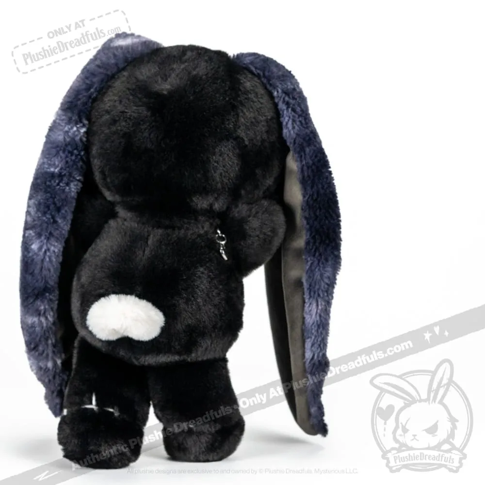 Plushie Dreadfuls - Anxiety Rabbit (BLACK Limited Edition) - Plush Stuffed Animal