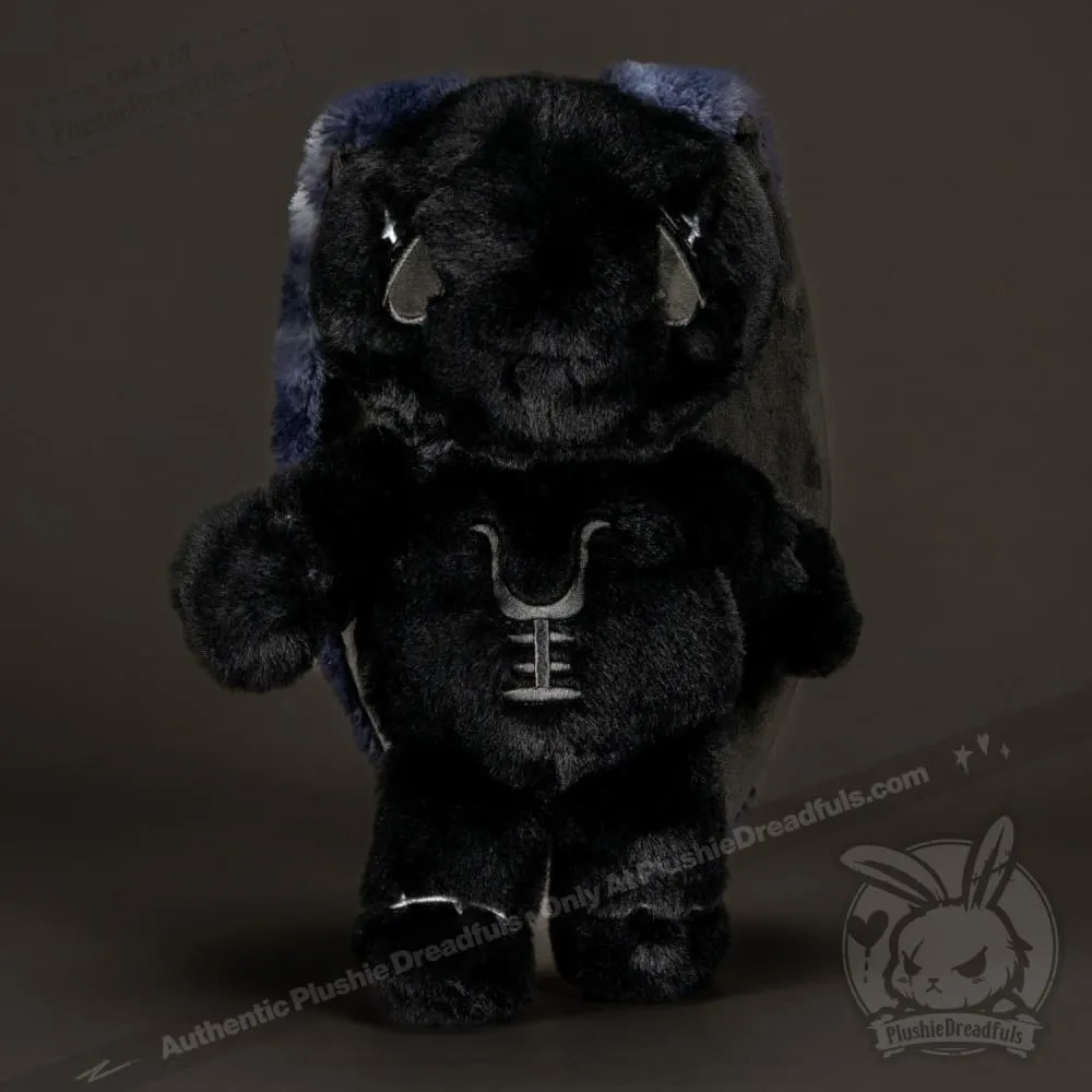 Plushie Dreadfuls - Anxiety Rabbit (BLACK Limited Edition) - Plush Stuffed Animal