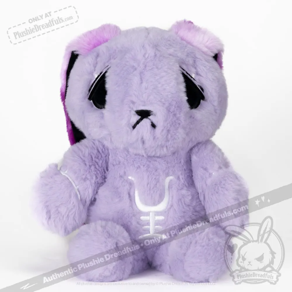 Plushie Dreadfuls - Anxiety Rabbit (PURPLE Limited Edition) - Plush Stuffed Animal