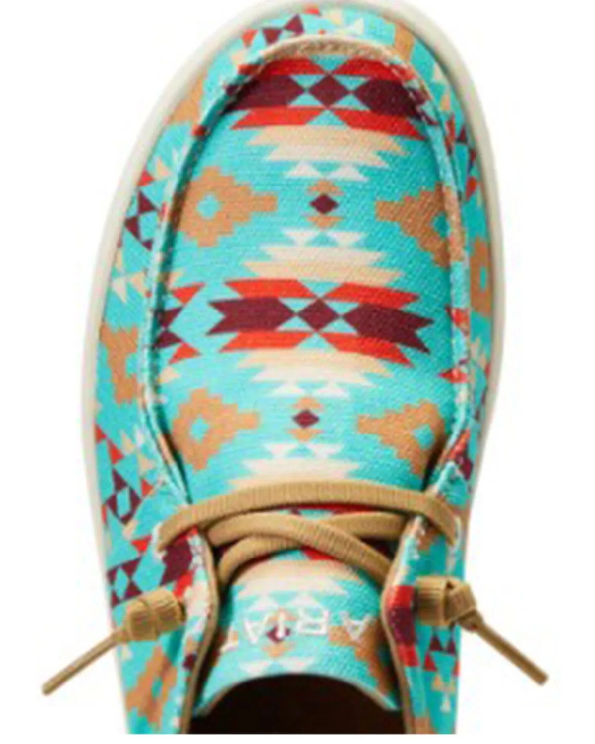 Product Name:  Ariat Women's Saddle Southwestern Print Casual Hilo Shoes - Moc Toe