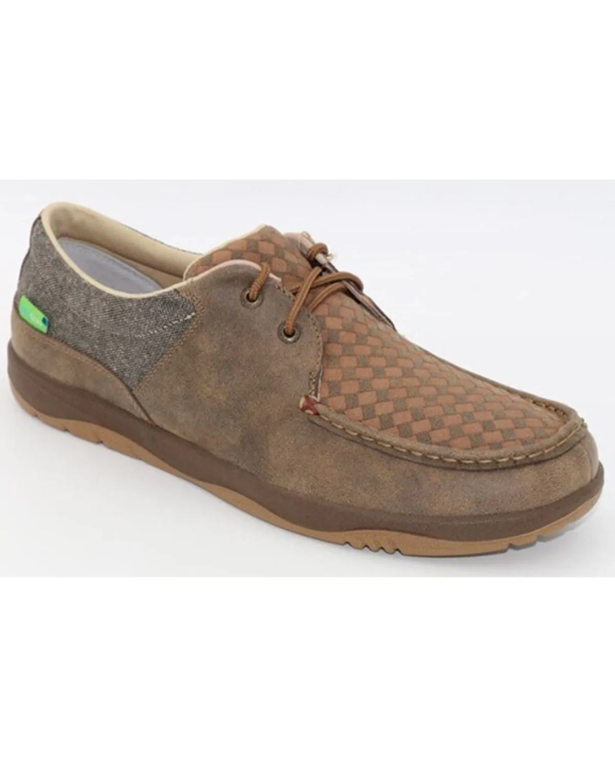 Product Name:  Twisted X Men's Boat Shoe Driving Moc Shoes - Moc Toe