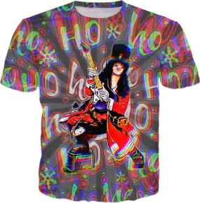 Psychedelic Rock Christmas T-Shirt