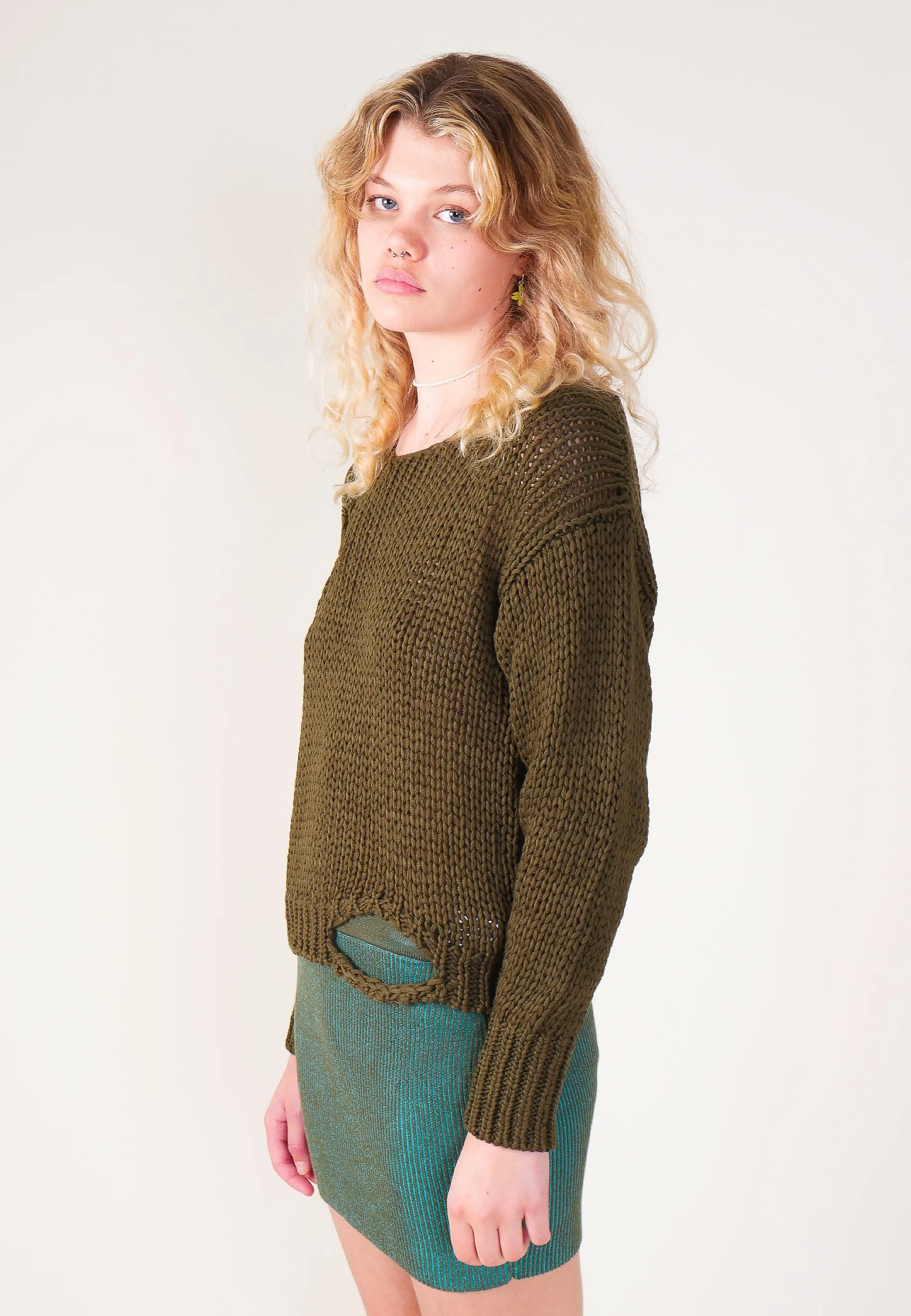 Renzo Sweater - Khaki Green