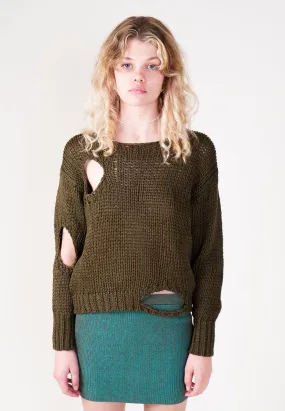 Renzo Sweater - Khaki Green