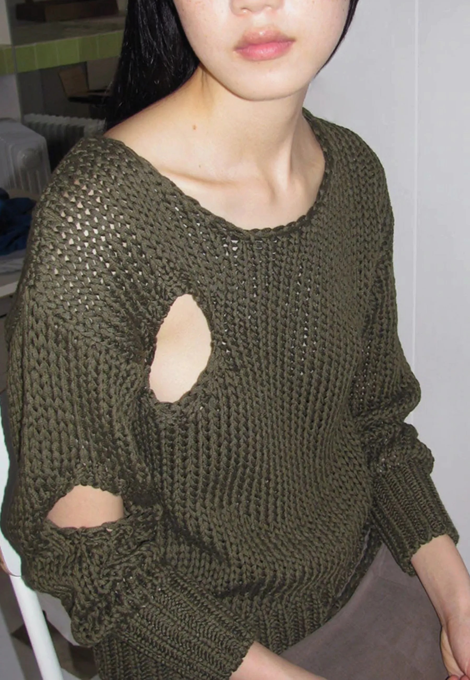 Renzo Sweater - Khaki Green