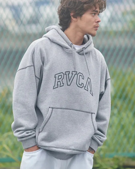 RVCA  |Unisex Long Sleeves Plain Logo Hoodies