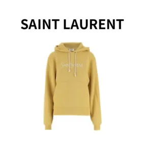 Saint Laurent  |Cotton Logo Hoodies & Sweatshirts