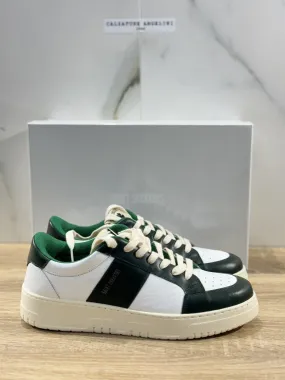 Saint Sneakers Uomo Tennis Club Pelle Verde Bianca Casual Shoes Made I