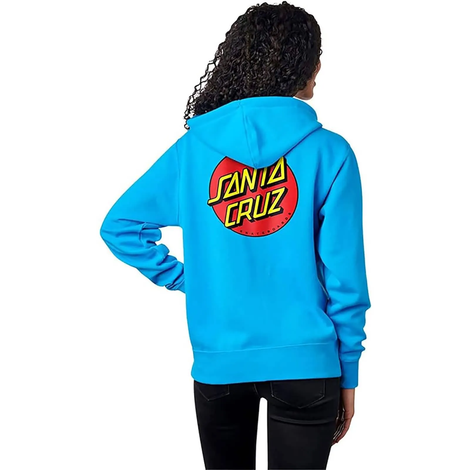 Santa Cruz Classic Dot LW Women's Hoody Zip Sweatshirts (Brand New)