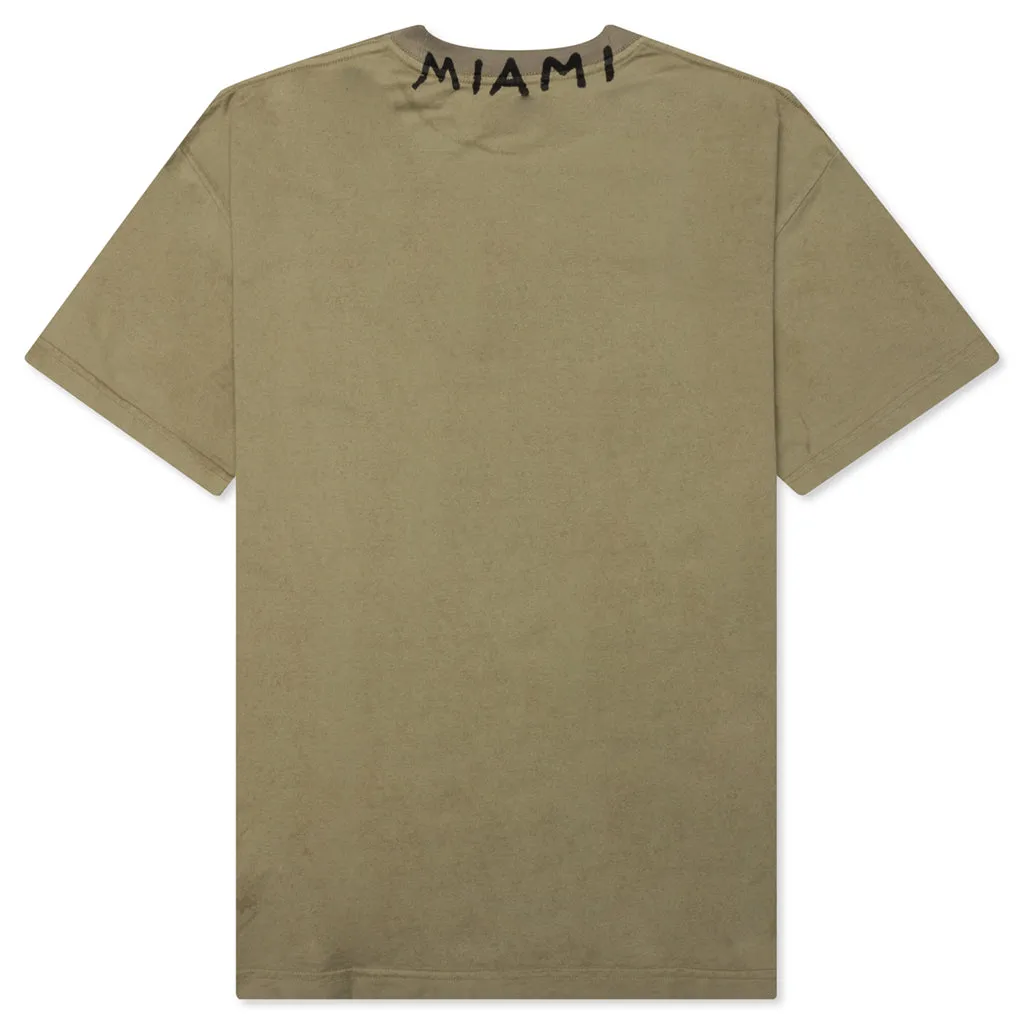 Seasonal Logo Tee - Military/Black