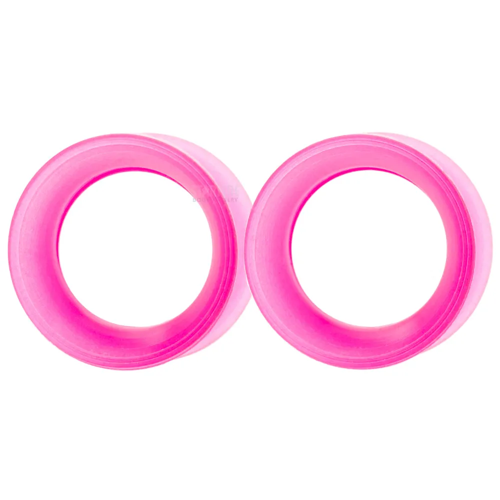 Silicone Skin Eyelets - Hot Pink