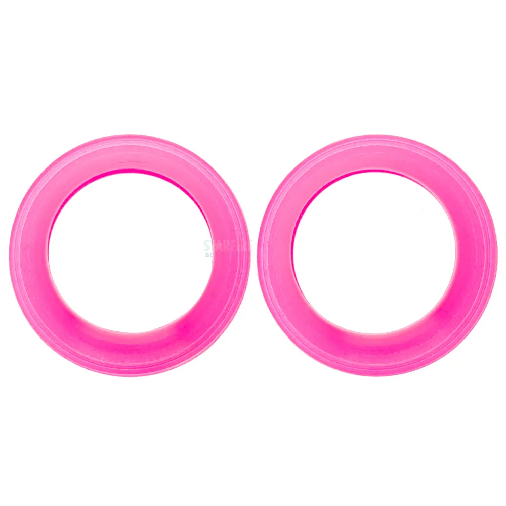 Silicone Skin Eyelets - Hot Pink